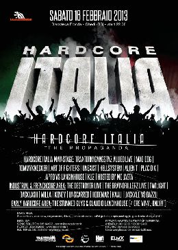 Locandina HARDCORE ITALIA - THE PROPAGANDA