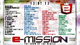 TIMETABLE E-MISSION 2013